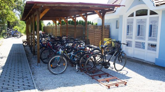 Kerékpárkölcsönző, kerékpárbérlés a Biró Tours irodában Vonyarcvashegyen