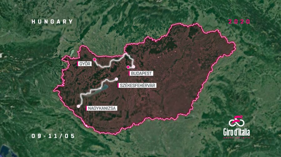 Itt a 2020-as Giro d' Italia magyarországi útvonala, térképpel, időpontokkal
