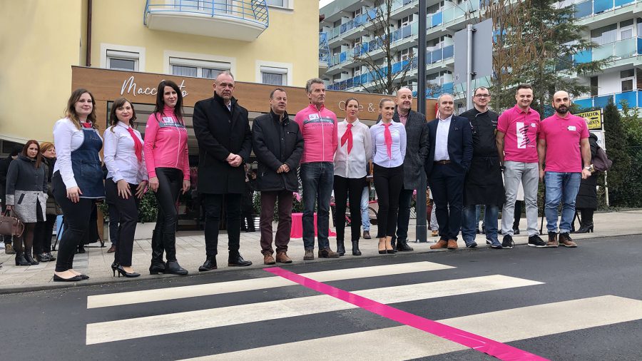 Giro d'Italia szakaszhajrá emlékkövet avattak Hévízen
