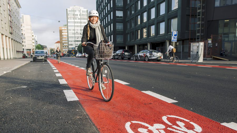 Helsinkiben tavaly egyetlen kerékpáros sem halt meg közlekedési balesetben