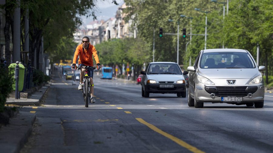 3 kilométeres kerékpársáv épül a budapesti Nagykörúton