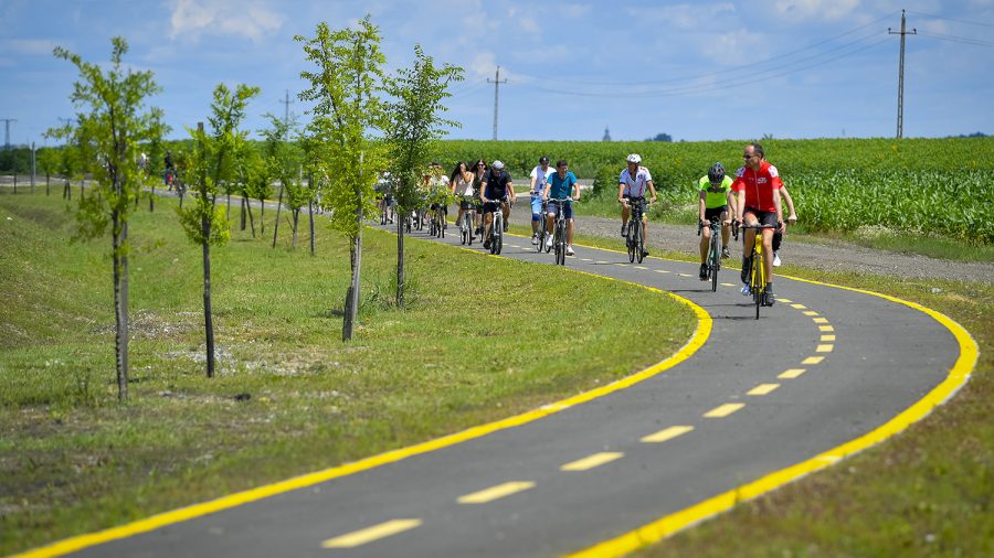 8,3 kilométeres kerékpárutat adtak át Tépe és Berettyóújfalu között