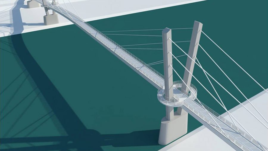 Új kerékpáros és gyalogos Duna híd épül Dunakilitinél