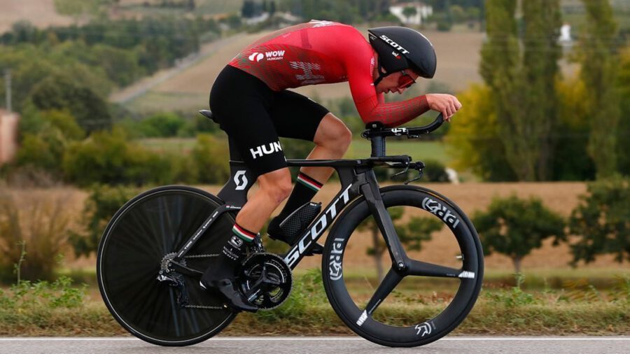 Az olasz Filippo Ganna nyerte az országúti kerékpáros vb férfi egyéni időfutamát