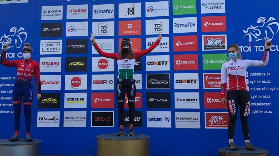 Vas Kata Blanka rajt-cél győzelmet aratott a cseh cyclo-cross versenyen