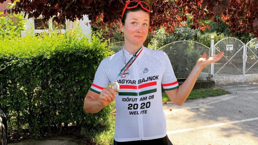 A jövőjére fókuszál Benkó Barbara, a többszörös magyar bajnok kerékpáros