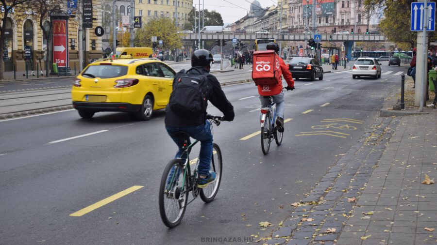 Nőtt a budapesti kerékpárosok száma novemberben