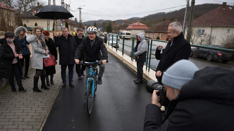 11,3 km kerékpárút épült Karancsalja, Karancslapújtő és Karancskeszi között