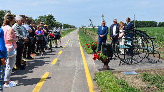 7 kilométeres kerékpárút épült Debrecen és Nagyhegyes között