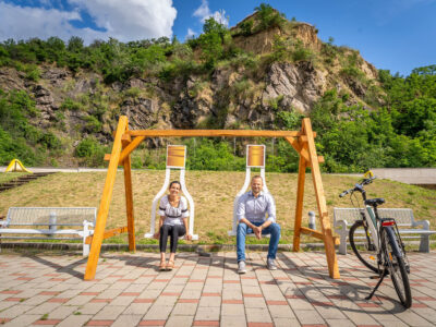 Átadták a Tokaj kör kerékpáros útvonal Tarcal és Tokaj közötti szakaszát