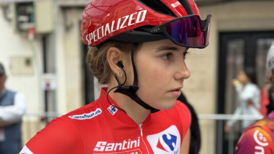 Vas Blanka megtartotta a piros trikót a Vuelta harmadik szakaszán